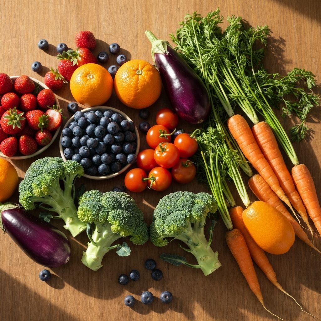 Alimentos frescos y saludables